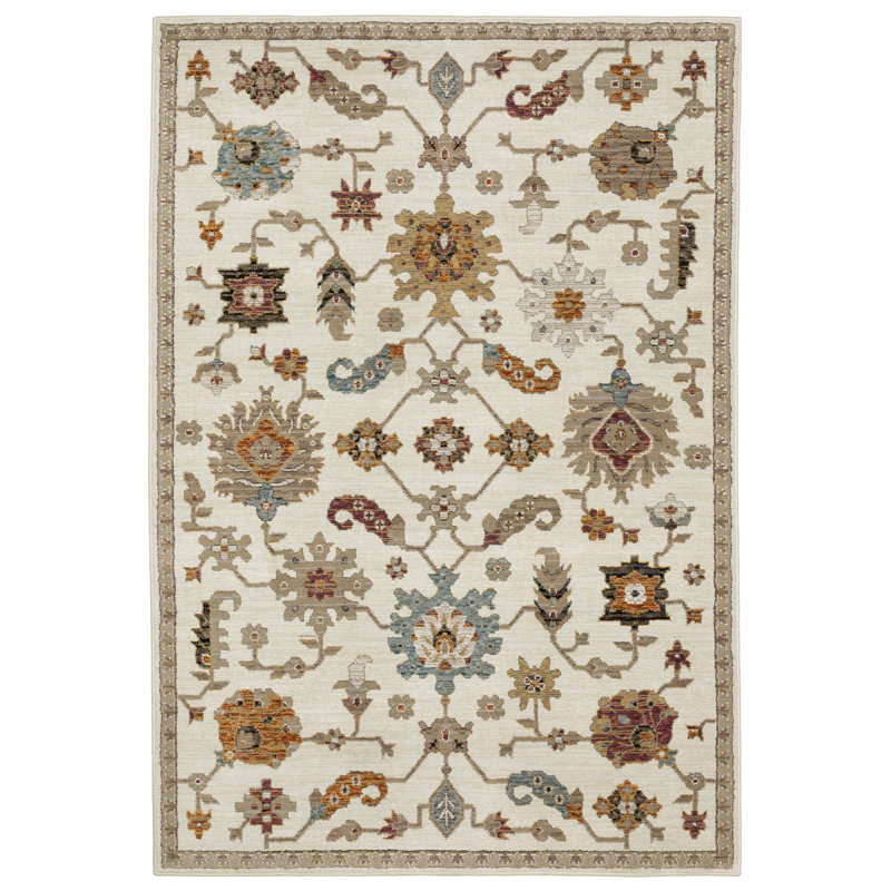 Wolcottville Oriental Indoor Rug, Rectangle 7'10" x 10'10"