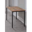 Bureau d'ordinateur PERAStudy, bureau d'écriture, table de salle à manger, rustique et anthracite, structure en métal, 4 pieds en métal