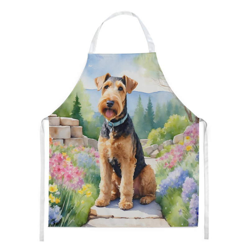 Tablier de jardin Airedale Terrier Spring