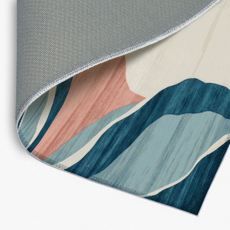 Tapis intérieur et extérieur beige Watercolor, Rectangle 4pi x 6 pi