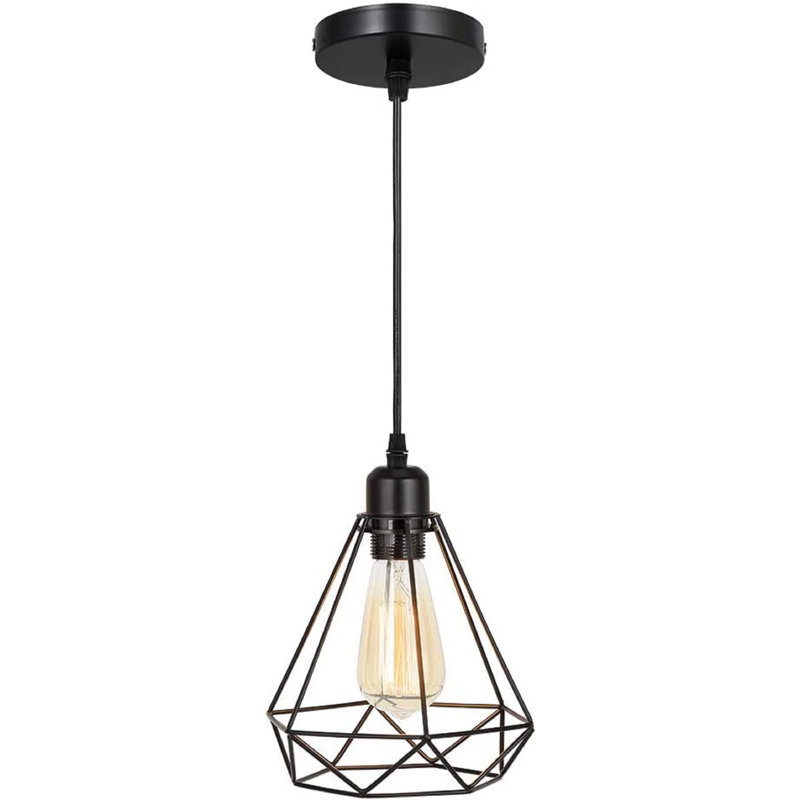 1 - Light Satin Black Single Pendant