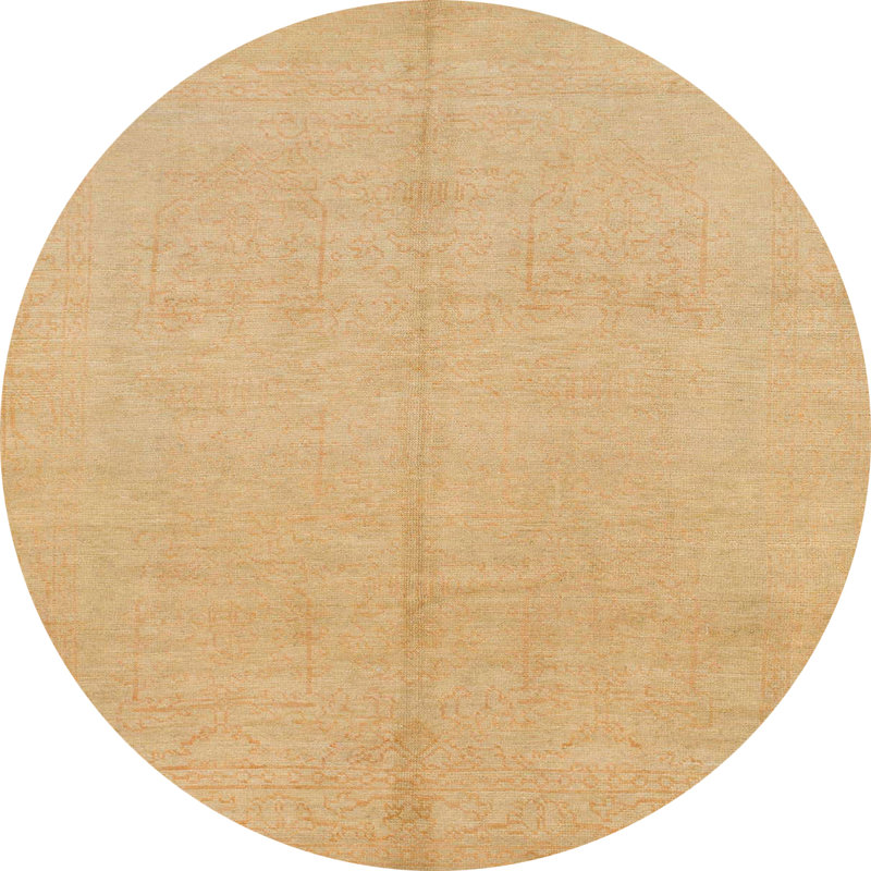 Tapis abstrait moderne 1230, Rond 3 pi