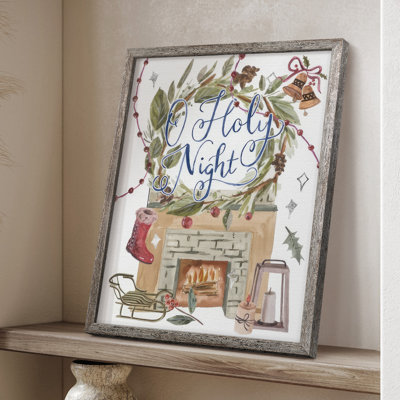 O Holy Night II Framed Print - Solid Wood