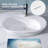 67'' x 30'' Freestanding Soaking Acrylic Bathtub
