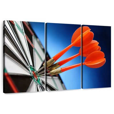 Senne Darts On The Target Photography
