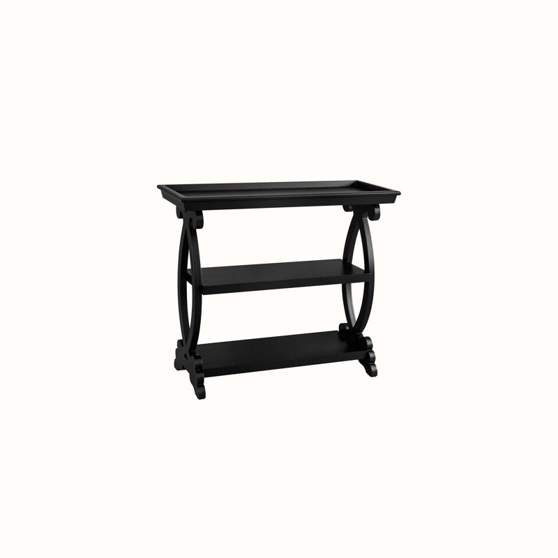 Heleana Console Table, Antique Black