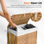 Panier à linge en rotin avec doublure amovible Comeau-2029073089-2029073088