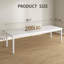 Grand bureau d'ordinateur de 78,7 pouces, table moderne avec plateau épais, bureau de jeu spacieux pour 2 personnes, poste de travail d'écriture pour bureau à domicile, travail à domicile, blanc-135933861-135933857