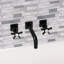 Robinet de salle de bain mural Hamilton-91118442