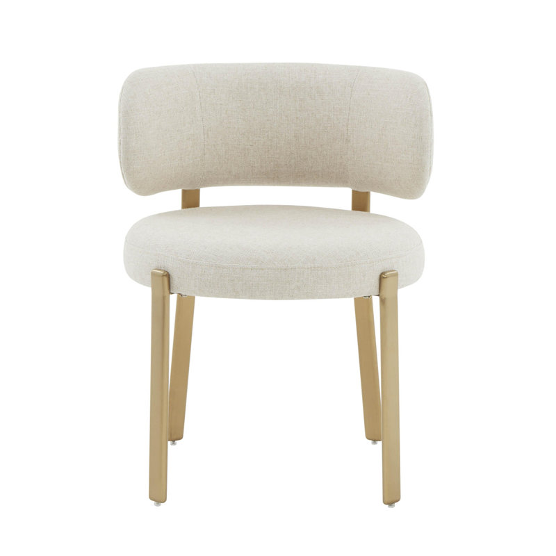 Chaise de salle à manger Doroty, Crème lin