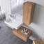 Meuble-lavabo mural 30 po avec résine