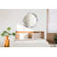 Huldar Glass Flat Wall Mirror