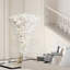White Upside Down Artificial Christmas Tree with LED Lights-927063137