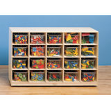 20 Compartment Manufactured Wood Cubby
