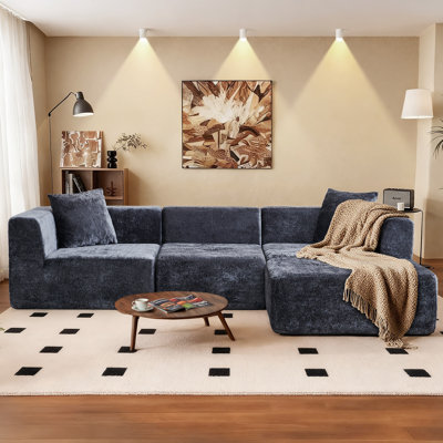 5 Seater Chenille Sofa