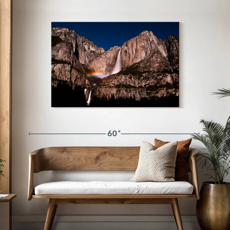 Alvord Waterfall Moonbow, 30" H x 45" W