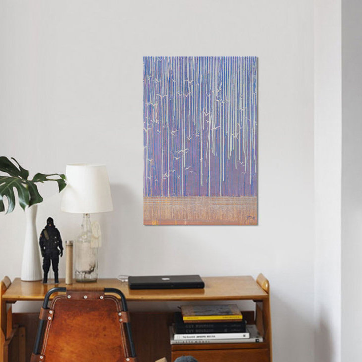 « gulls », impression sur toile, H 18 po x l 12 po x P 1,5 po, Pas de tapis, Toile tendue