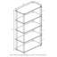 Maxine 59.9cm W Manufactured Wood Shelving Unit-1843185858