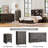 Nightstand With Charging Station, Farmhouse End Table-1597379605
