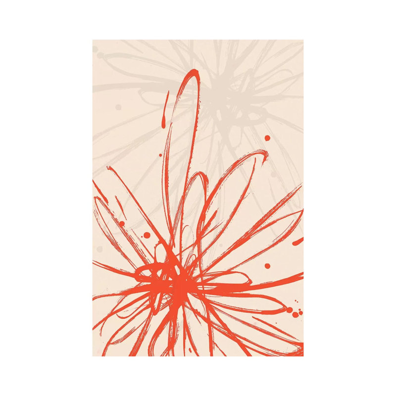 Mandarin Burst I by L. Hewitt - Wrapped Canvas Gallery-Wrapped Canvas Giclée, 20.32 cm H x 30.48 cm W