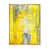 Toile avec cadre flottant or