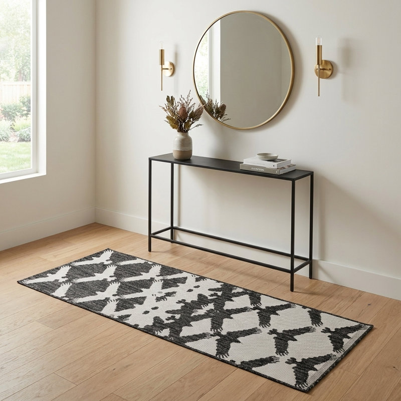 Tapis intérieur / extérieur Axon Hower, Tapis de couloir 2 pi x 5 pi 3 po