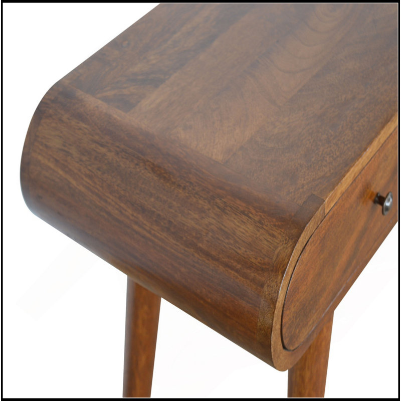 Console Chestnut London, 2 tiroirs, pieds nordiques