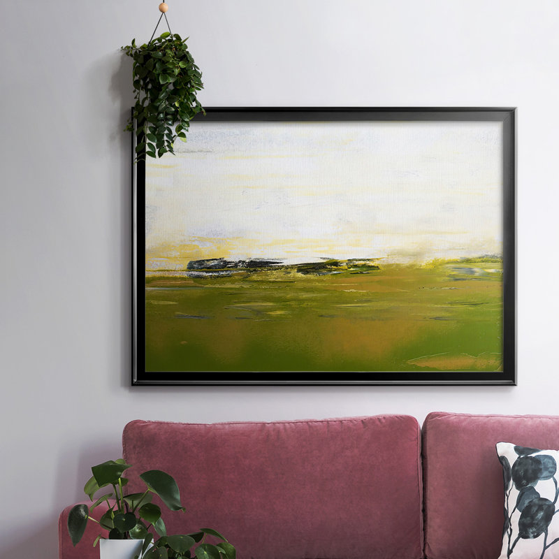 From The Terrace III, reproduction d'art sur toile, H 26 po x l 38 po x P 1,5 po, Noir