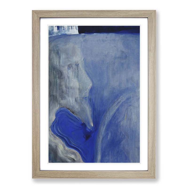 Creation of the World Vol.3 by Mikalojus Konstantinas - Picture Frame Painting, 48cm H x 36cm W x 2cm D, Oak Framed