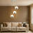 Adjustable Height 3 Lights Globe Cluster Pendant-1824534076