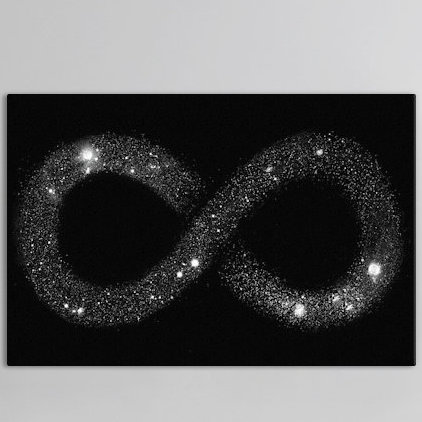 « univers infinity », impression sur toile tendue, H 18 po x l 26 po x P 1,5 po