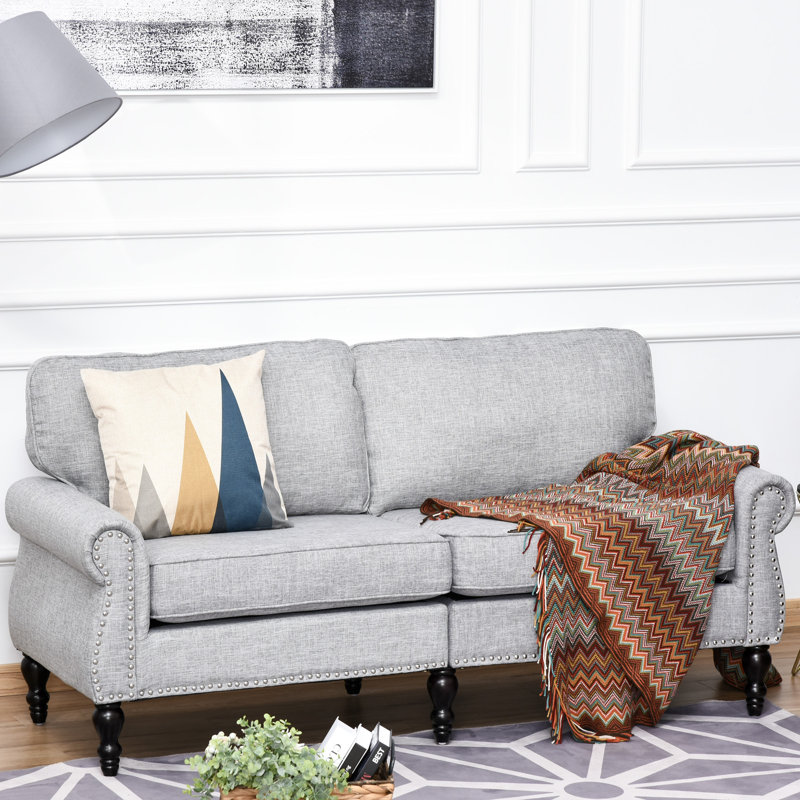 Canapé Chouinard, Bleu 100% polyester