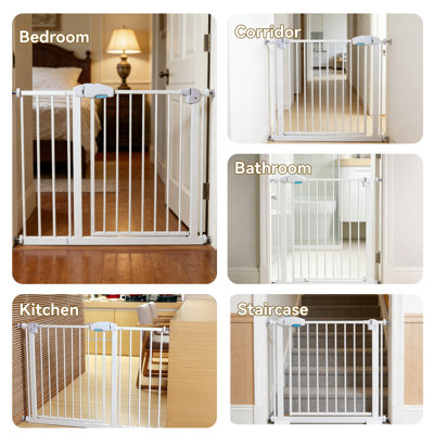 Gratings Of Metal,Pet safety gate, indoor pet barrier fence