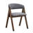 Walnut Finish Side Chairs Set Of 2 Only Chairs, Not Including Tables