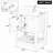 24" Modern Sleek Bathroom Vanity Elegant Ceramic Sink-110825175