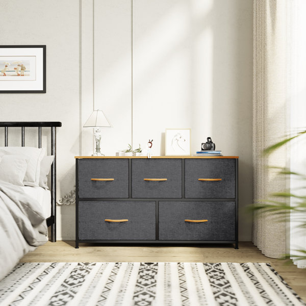 Ebern Designs Ojaswi 8 Dresser, Chest of Drawers with Wood Top & Reviews -  Wayfair Canada