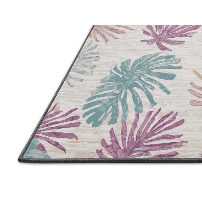 Tapis gris soyeux et moelleux, Rectangle 2' x 4'