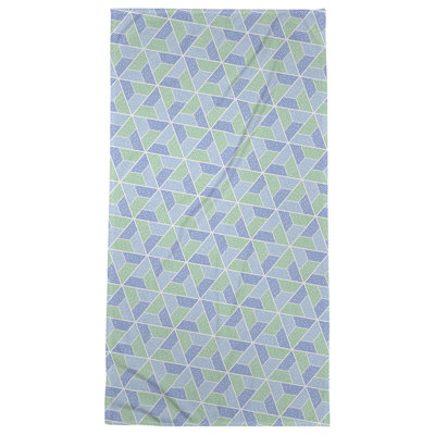 Serviette de bain trapézoïde