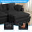 Boneless 77.2" Modular Sectional Sofa With Movable Ottomans - Chenille Fabric, High-resilience Foam Cushions & Removable Armrests (56.3"w X 33.1"h, 4 Color Options)"-1026837541