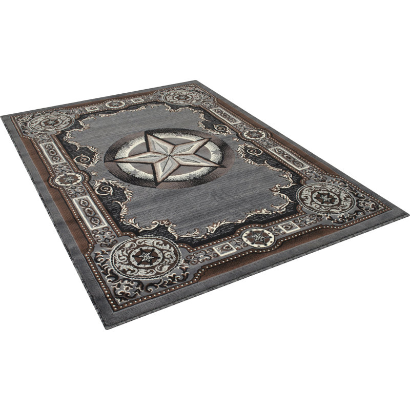Lobdell Oriental Indoor Rug, Rectangle 7'9" x 9'8"