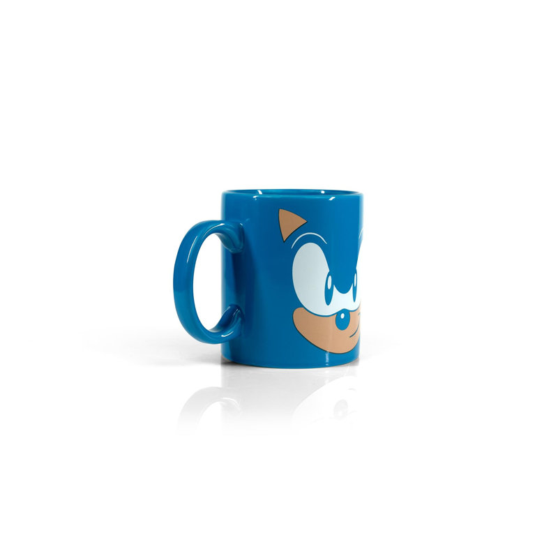 Grande tasse à café en céramique 16 oz Sonic The Hedgehog