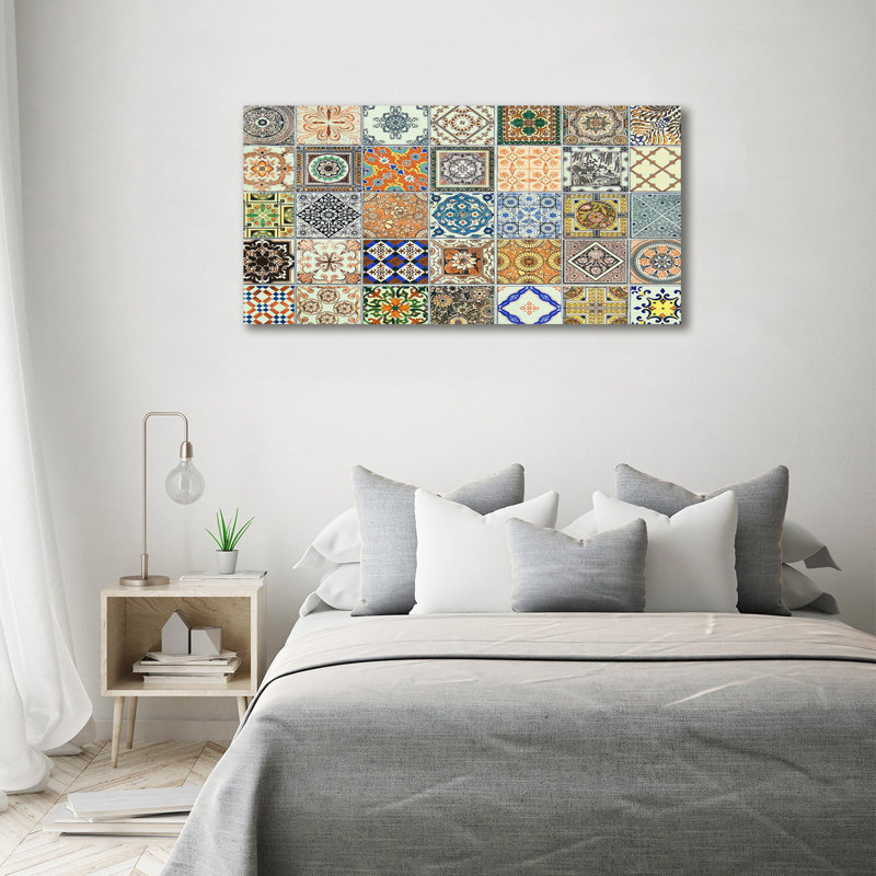 Ceramic Tiles - Wrapped Canvas Print