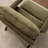 Mid Century Upholstered Arm Accent Chair with Solid Wood Legs-1890899082