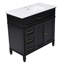 Meuble-lavabo noir avec tiroirs Dancy-1866312384