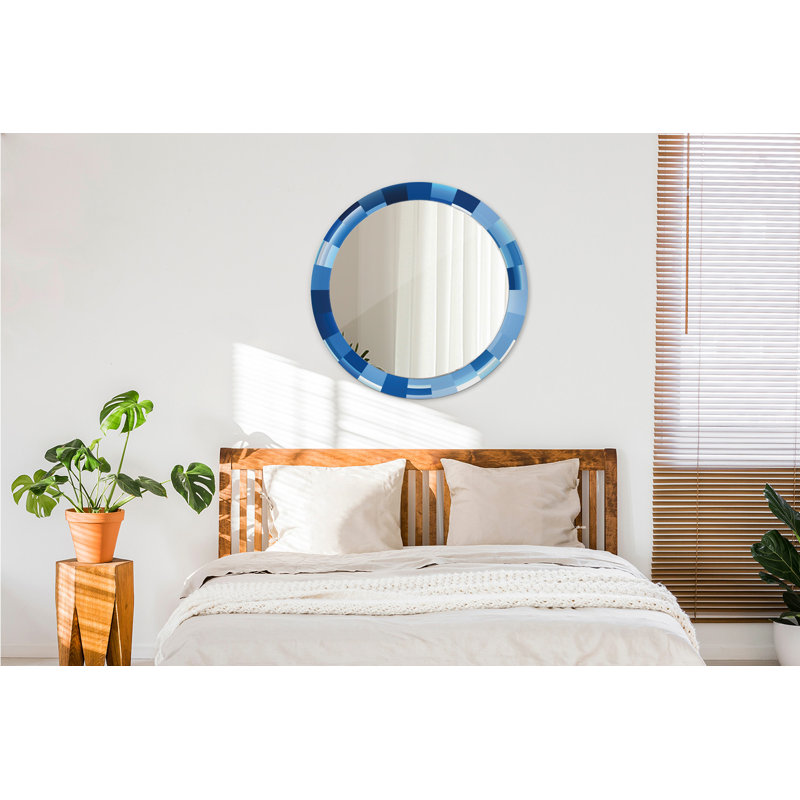 Huldar Glass Flat Wall Mirror