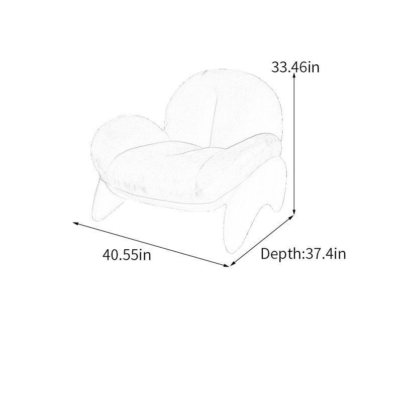 Chaise de loisirs élégante en bois massif, Mélange de polyester bleu