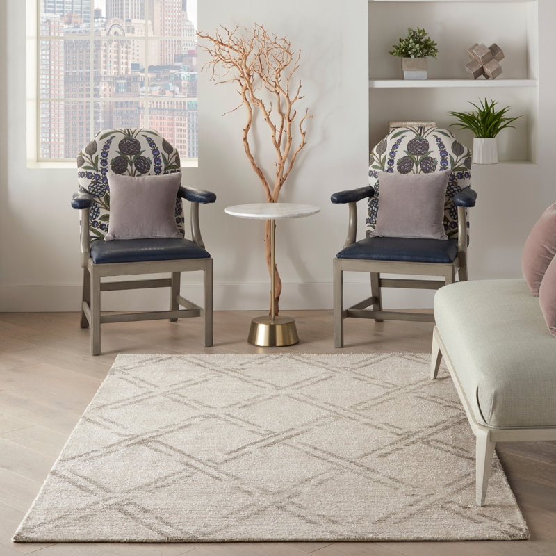Geometric Hand Woven 236cm X 297cm Area Rug, Rectangle 236cm x 297cm