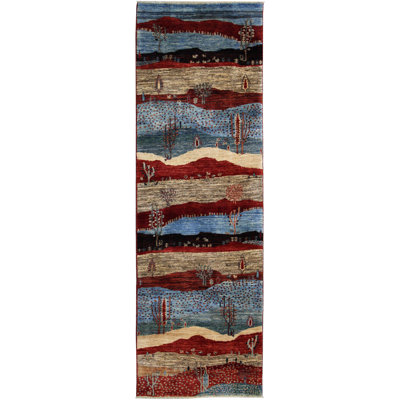 One-of-a-Kind 2'6" X 7'10" Flatweave Area Rug
