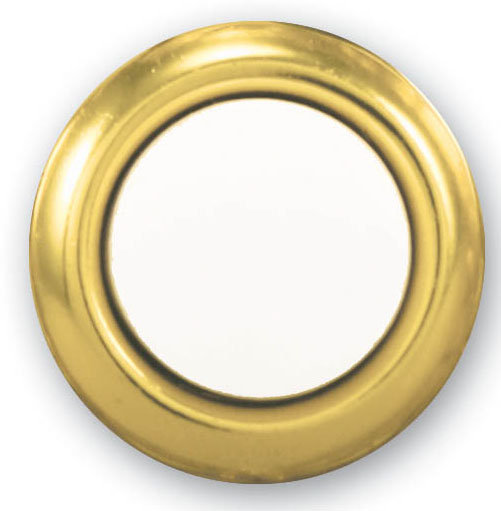 Bouton poussoir perle, Doré
