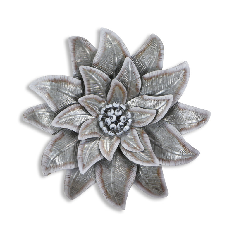 Handmade Farmhouse Plants & Flowers Wall Decor on Metal